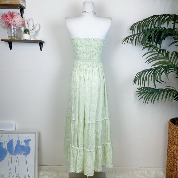 Lusana Rita Maxi Dress in Seawave Pump Friendly NWT Women Dress Size XS & S - Picture 5 of 7